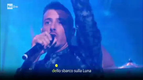 Francesco Gabbani Pachidermi e pappagalli - Quelli che il calcio 22.10.2017