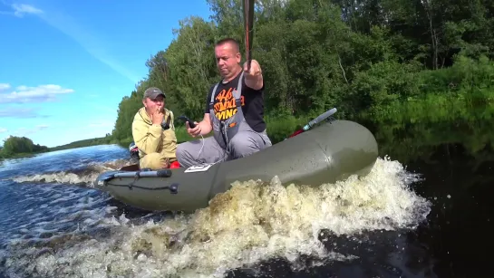 на моторе по реке Устья  ( 18.07.2019 )