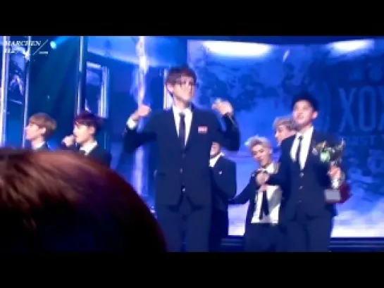 |FANCAM| 130821 Show Champion Ending (Chanyeol focus)