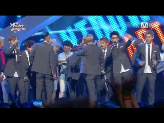 130822 EXO WIN #Growl4thWin @ M!Countdown Ending