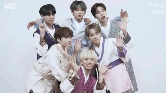 [RUS.SUB] [LIVE ONEUS] US Clip 2019 Lunar Year Greeting BEHIND / US Clip 2019 Встреча Лунного Года за кадром