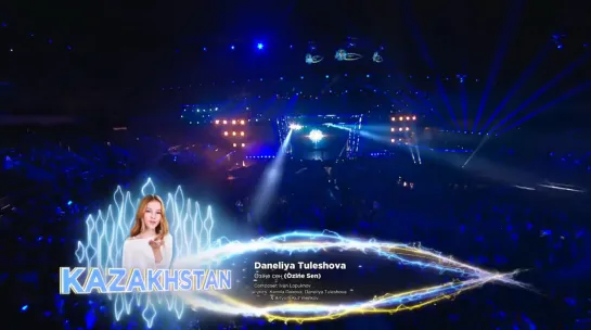 Daneliya Tuleshova - Òzińe Sen - LIVE - Kazakhstan  - Junior Eurovision 2018