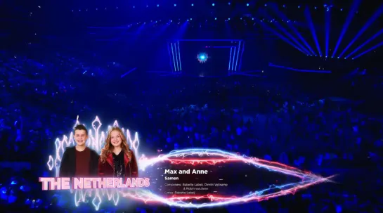 Max  Anne - Samen - LIVE - The Netherlands  - Junior Eurovision 2018