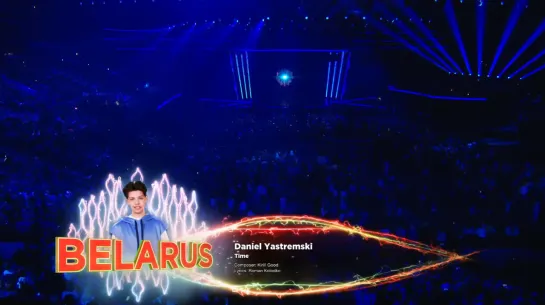 Daniel Yastremski - Time - LIVE - Belarus  - Junior Eurovision 2018