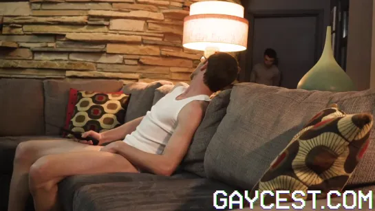 GAYCEST - stepdaddy makes sure his teen boy takes his cock bareback