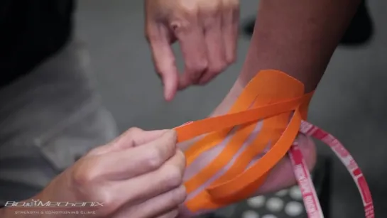 How to Kinesio Tape for an Ankle Sprain with RockTape Rock Doc Jon Torerk