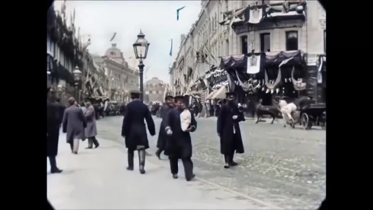 Москва, 1896 год, улица Тверская