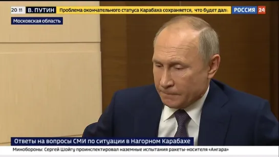 Путин рассказал, что еще месяц назад убедил Алиева прекратить военные действия