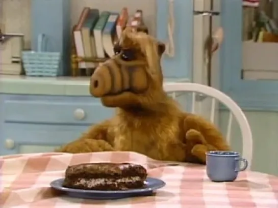 Alf and cake