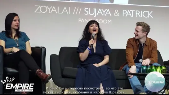 Sujaya Dasgupta & Patrick Gibson talk about representation and their characters in Shadow and Bone [rus sub]