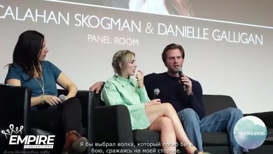 Danielle & Calahan talk about what Nina and Matthias brought to each other [rus sub]