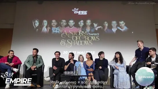 Opening ceremony of the A Storm of Crows and Shadows 2 in Paris [rus sub]