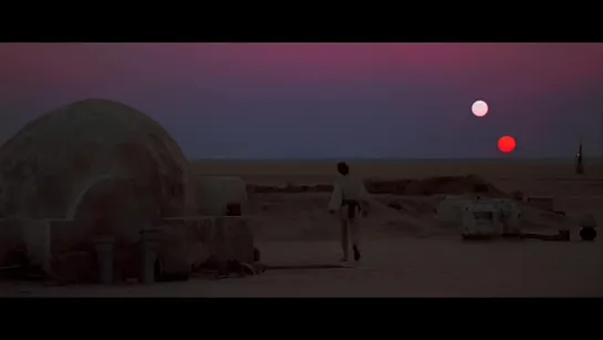 Star Wars IV: A new hope - Binary Sunset