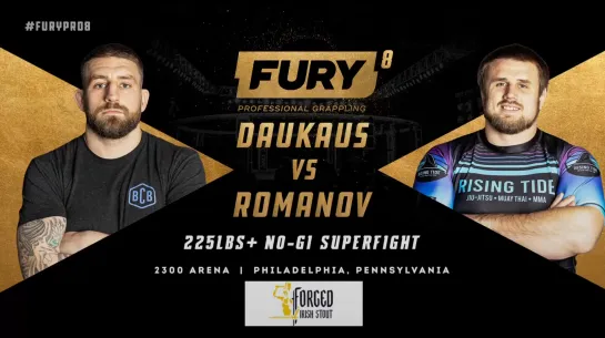 Крис Дакас  vs. Александр Романов .Грэпплинг.Fury Pro Grappling 8