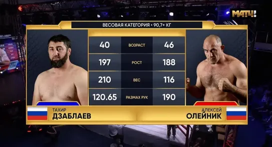 Тахир Дзаблаев vs. Алексей Олейник.Бокс.