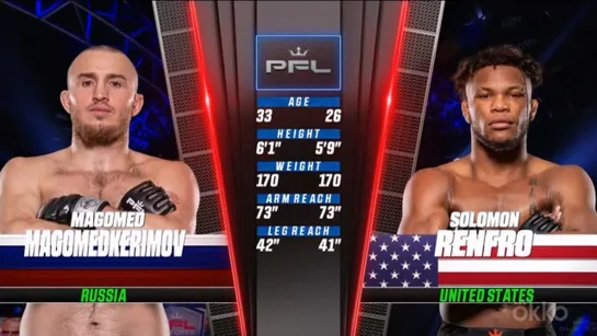 Магомед Магомедкеримов vs. Соломон Ренфро.PFL 9: сезон 2023.(Highlight)