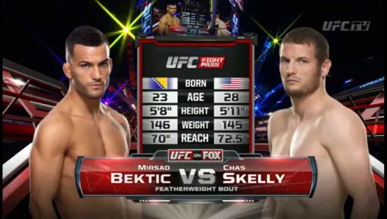 1.Mirsad Bektic vs Chas Skelly UFC on Fox 11