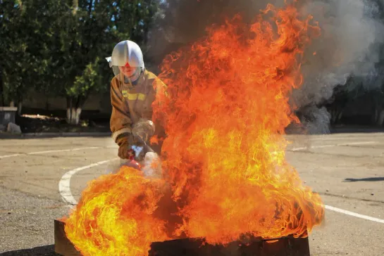 Пожарная эстафета среди учащихся крымских школ 👩‍🚒🔥🏆