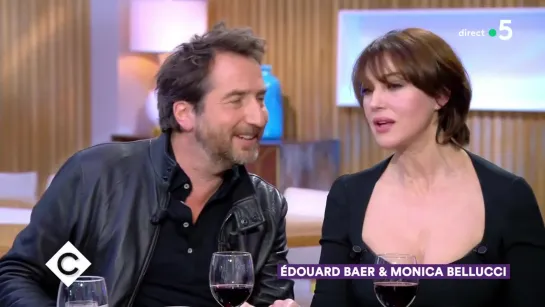 05-12-2019 Au dîner avec Monica Bellucci et Édouard Baer