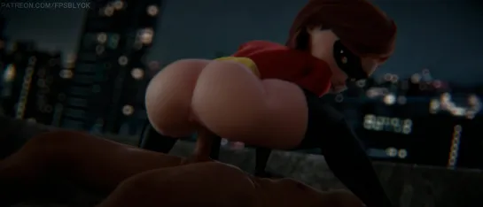 Helen Parr The Incredibles Sound fpsblyck Cinema 4D