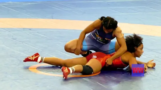 Womens Wrestling - Huge Turnaround Nice Pin_1280x720