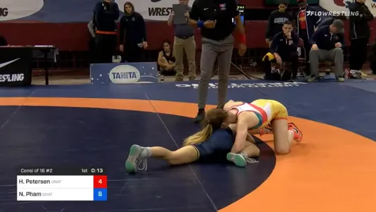 50 Kg Consolation Hannah Petersen Unattached Vs Nina Pham Unattached