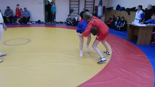 Sambo girls to 43 kg - YouTube