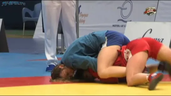 World Sambo championship 2015,  Vavilova (RUS)  VS  Lora (FRA)