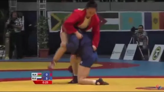 World Sambo championship, Sherbakova Anna (RUS) VS Matsko (BLR)