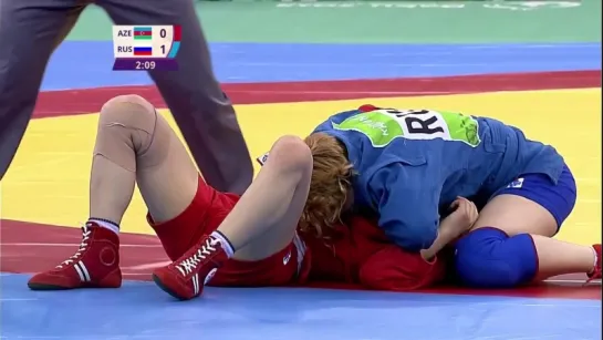 Аня Харитонова Womens -52kg Gold Medal Match - Sambo - Baku 2015 European Games