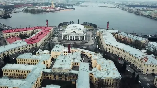 Васильевский остров - Санкт-Петербург с воздуха