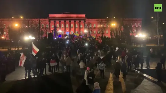 В Киеве прошёл марш националистов в честь дня рождения Степана Бандеры.