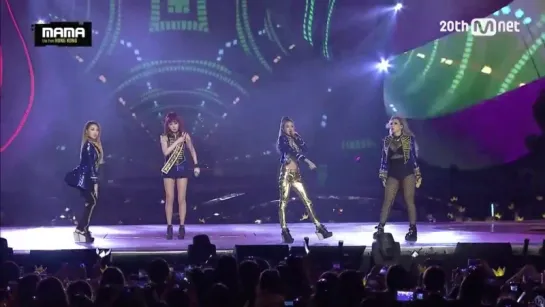 2NE1 - Fire & I Am The Best @ 2015 MAMA (Mnet Asian Music Awards) 151202