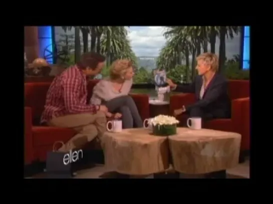 Robert Downey Jr. and Scarlett Johansson on Ellen Part II