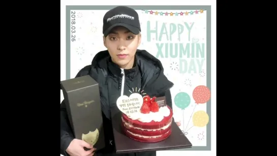 180326 EXO Xiumin @ weareone.exo Instagram Update