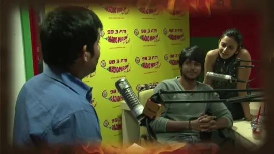 Venkatadri Express Hero Sundeep kishan and Heroine Rakul at Radio Mirchi