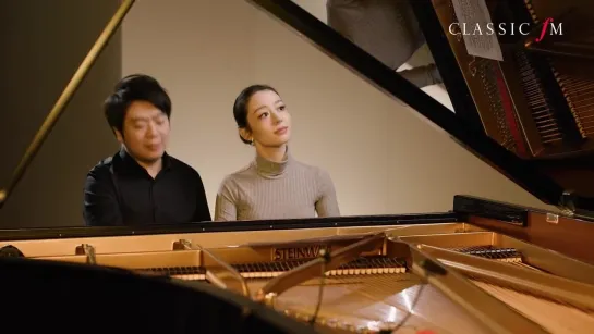 Lang Lang and Gina Alice play a breathless Brahms Hungarian Dance No. 5, at Steinway Hall in London. duet!