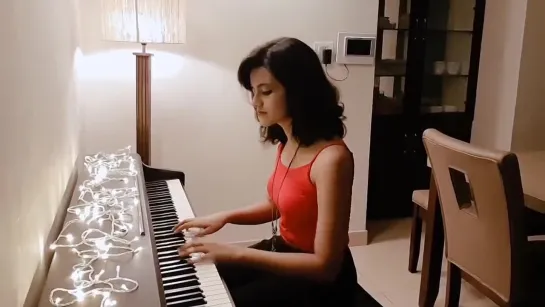 Shubhashree - Tere Liye ( Veer Zaara ) - Piano Cover