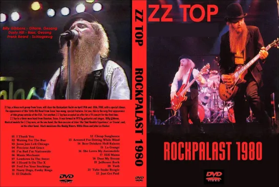 ZZ Top - Tube Snake Boogie (Live at the Rockpalast 1980)