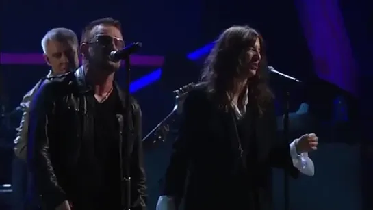 U2 w. Patti Smith a. Bruce Springsteen, Roy Bittan - Because the Night - Madison Square Garden, NYC - 2009