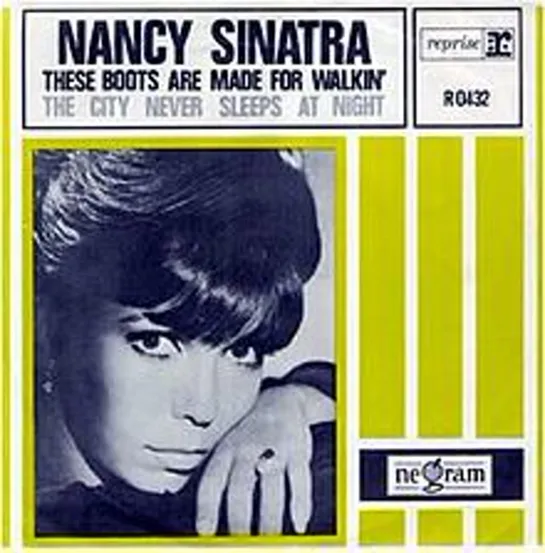 Nancy Sinatra - These Boots Are Made For Walkin' (1968)