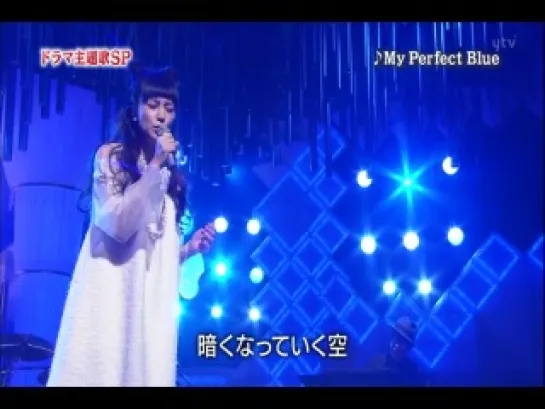 [TV-Music] Shibasaki Kou - Kiss shite+My perfect blue (Ichiba show 12.11.14)