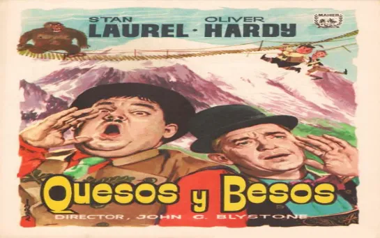 Quesos y besos laurel y hardy