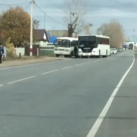 В чердаклах разборки автобусников...