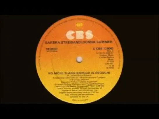 Barbra Streisand & Donna Summer - No More Tears (Enough Is Enough) (24.11.1979 - 07.12.1979)