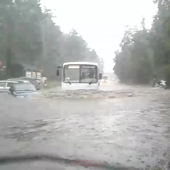 Потоп в Ульяновской области. Август 2019