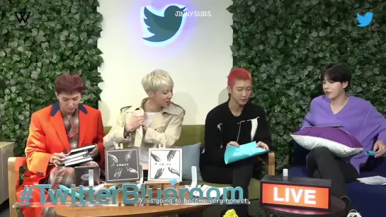 #TwitterBlueroom LIVE QA with #WINNER (01.11.2019) (Part 1) [ENG.SUB]