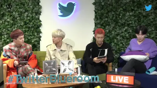 #TwitterBlueroom LIVE Q&A with #WINNER (01.11.2019)