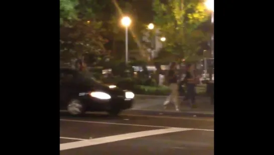 Video of Megan on set July 10th Megan’s double running through traffic