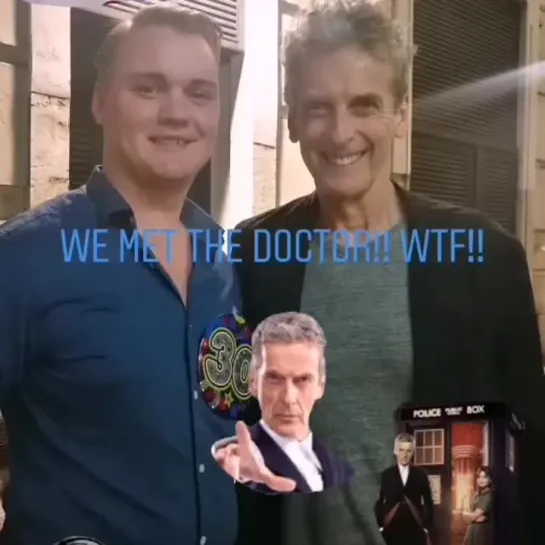 Wtf! !  How did we meet #petercapaldi